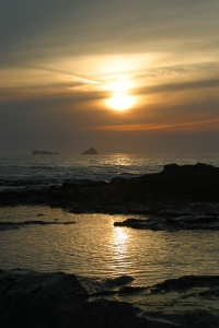 Constantine Beach at sunset