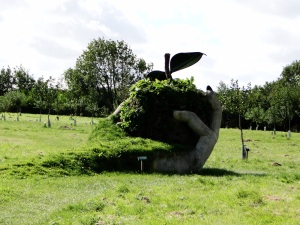 Apple sculpture - Cotehele